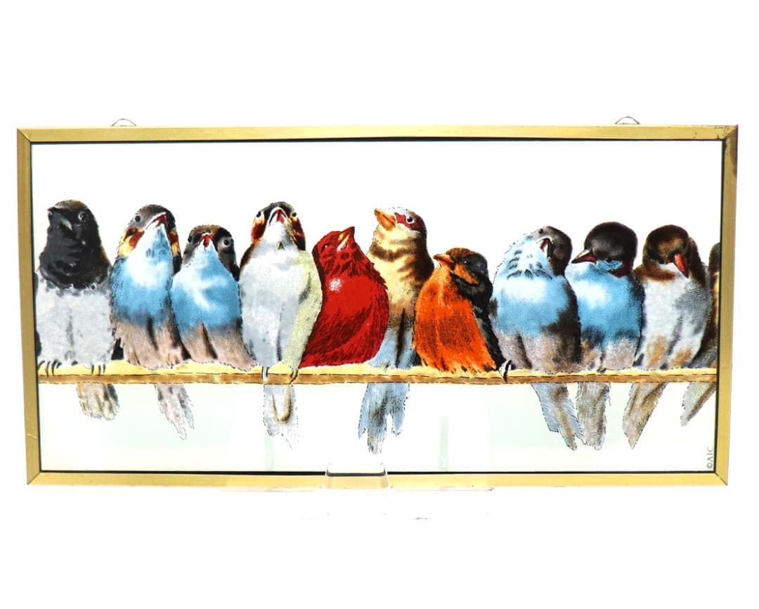 ウェンディ・ワグナー ヴィンテージステンドグラス コーラスライン 横長レアモデル