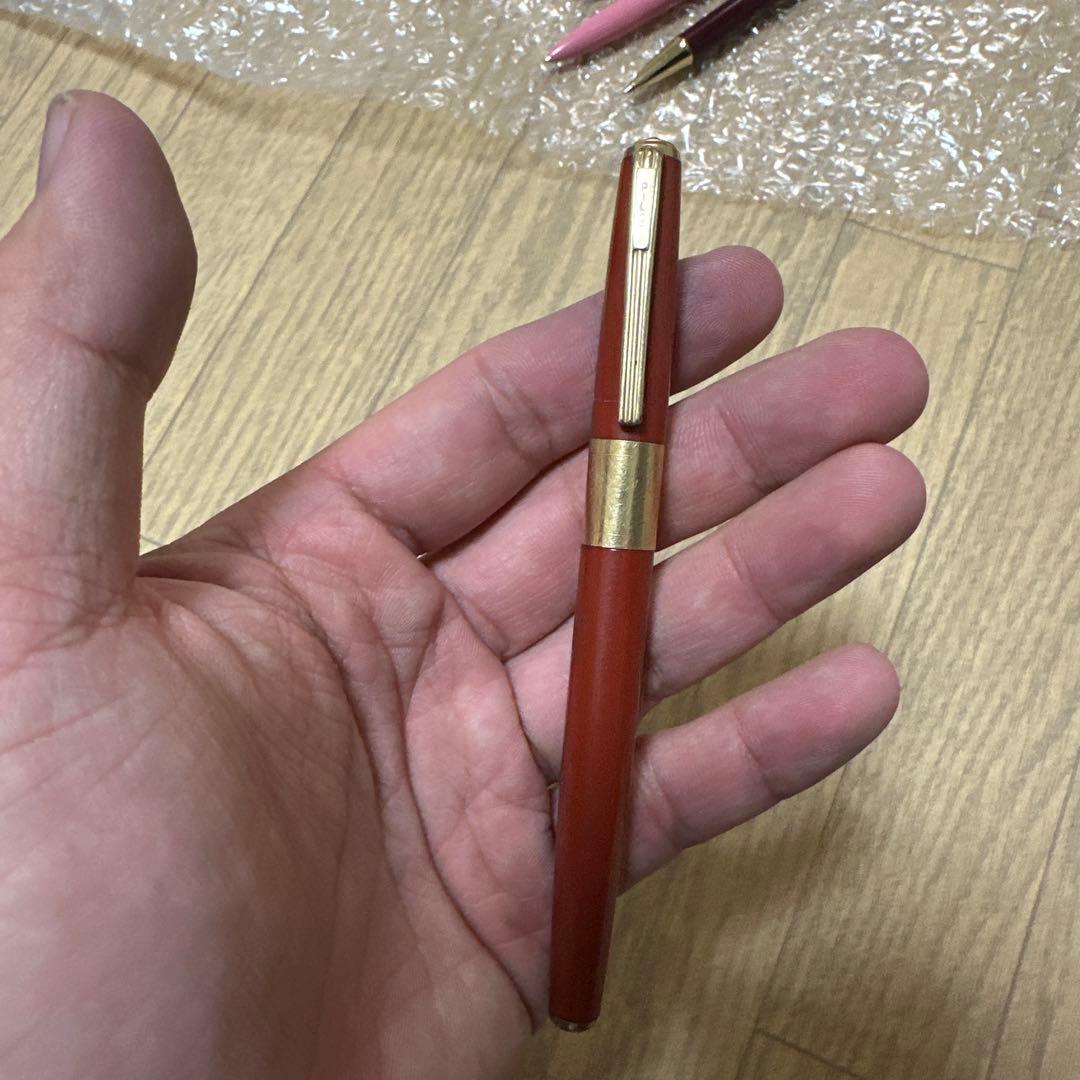 Pilot 赤色 万年筆 14K