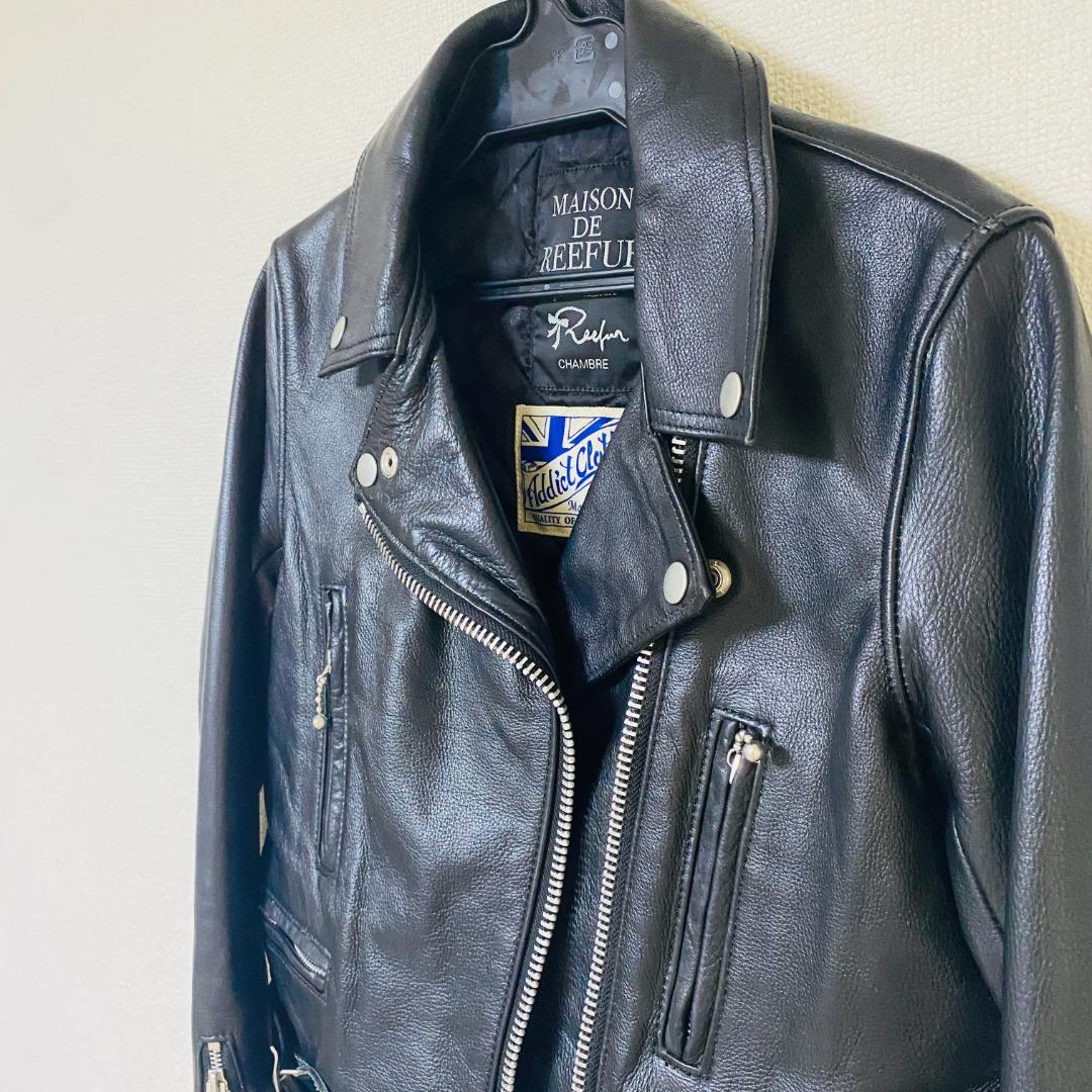 メゾンドリーファー アディクト クローズ レザー ダブルライダース 梨花