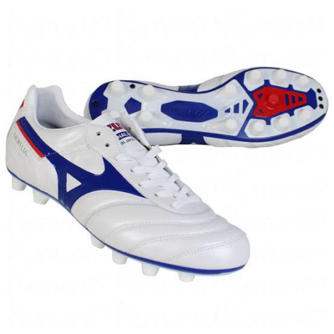 Mizuno Morelia サッカーシューズ ホワイト/ブルー/レッド