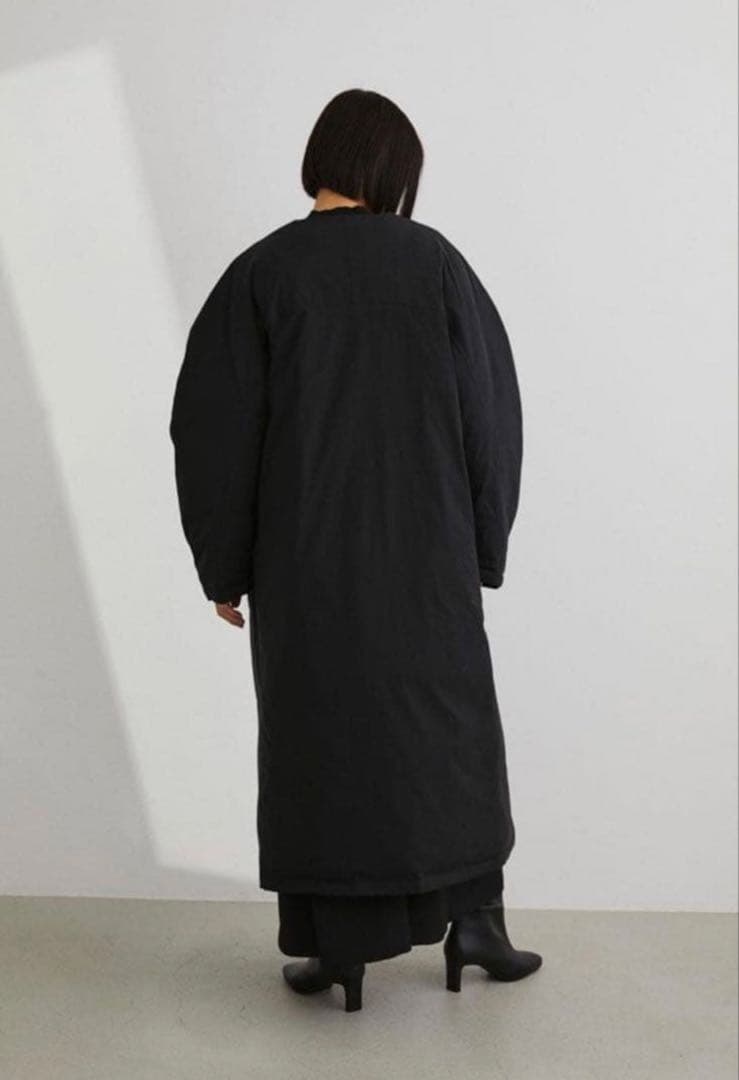 STYLEMIXER ビッグショール付き中綿ロングコート