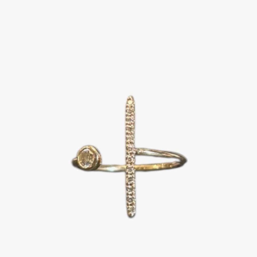 Hirotaka K10 Gossamer ショート ダイヤモンド リング