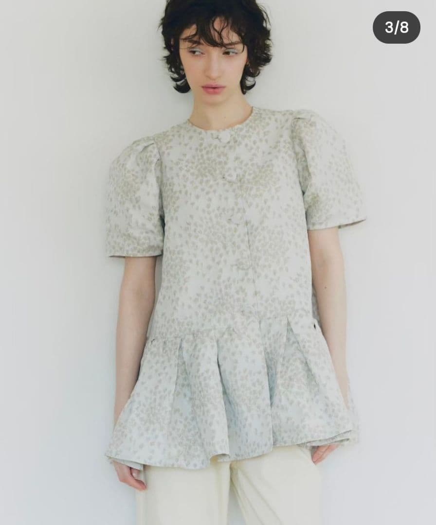 新品 HONEY MI HONEY ジャガードブラウス