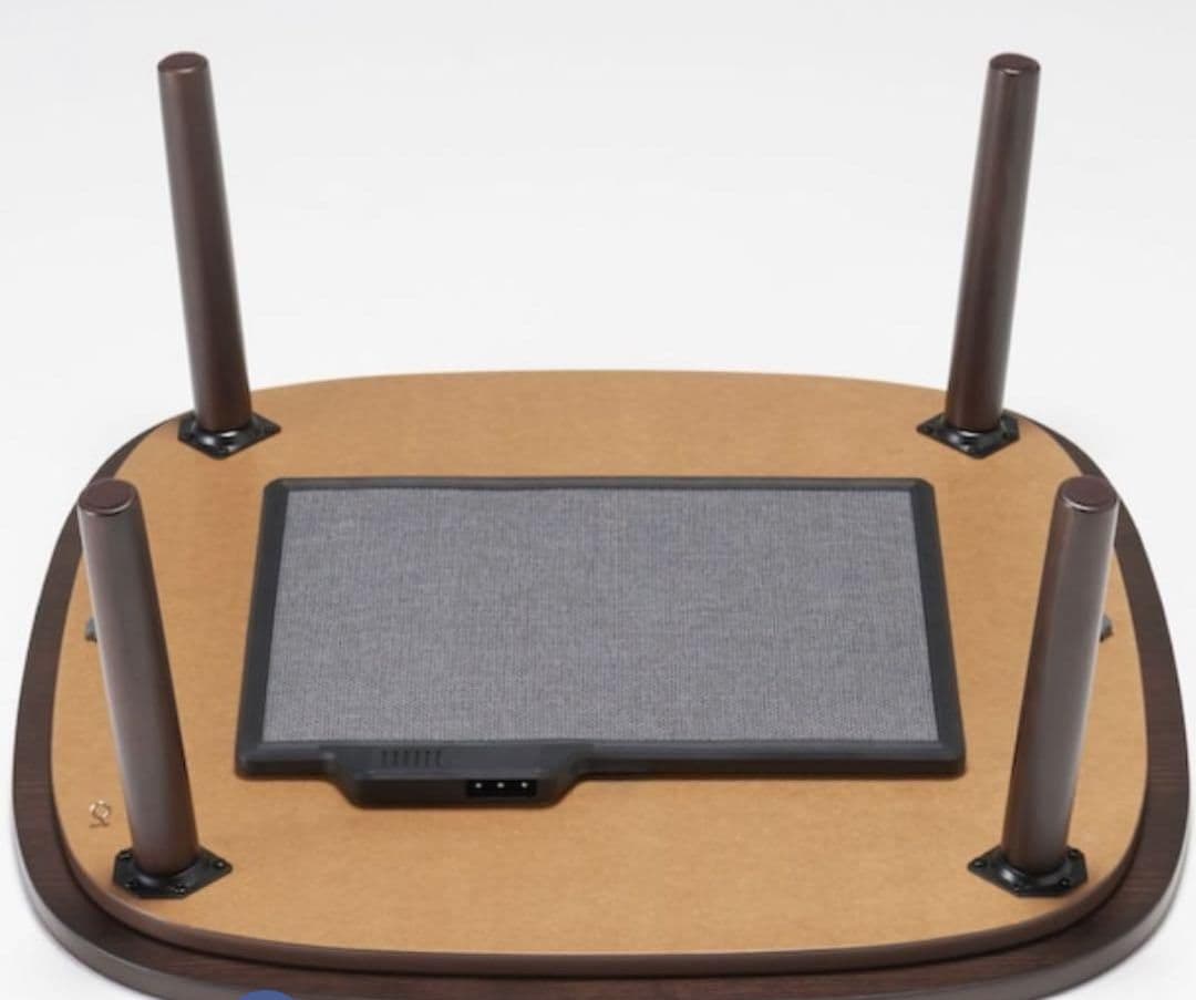 ⭐︎廃盤⭐︎無印良品こたつ　タモ材　ダークブラウン　正方形