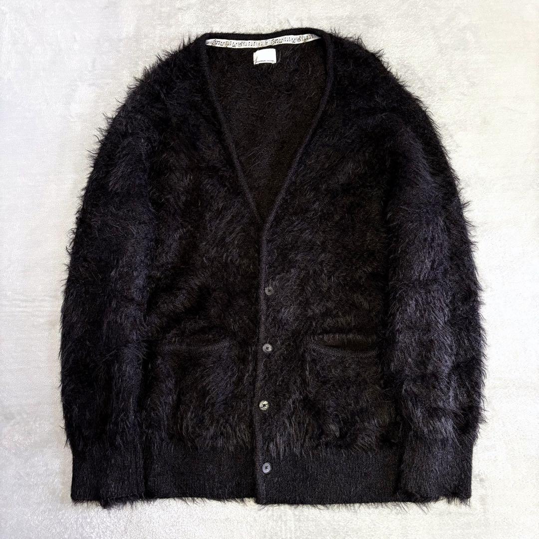 美品 NUMBER NINE フェザーファーヤーン ルーズ ニット カーディガン