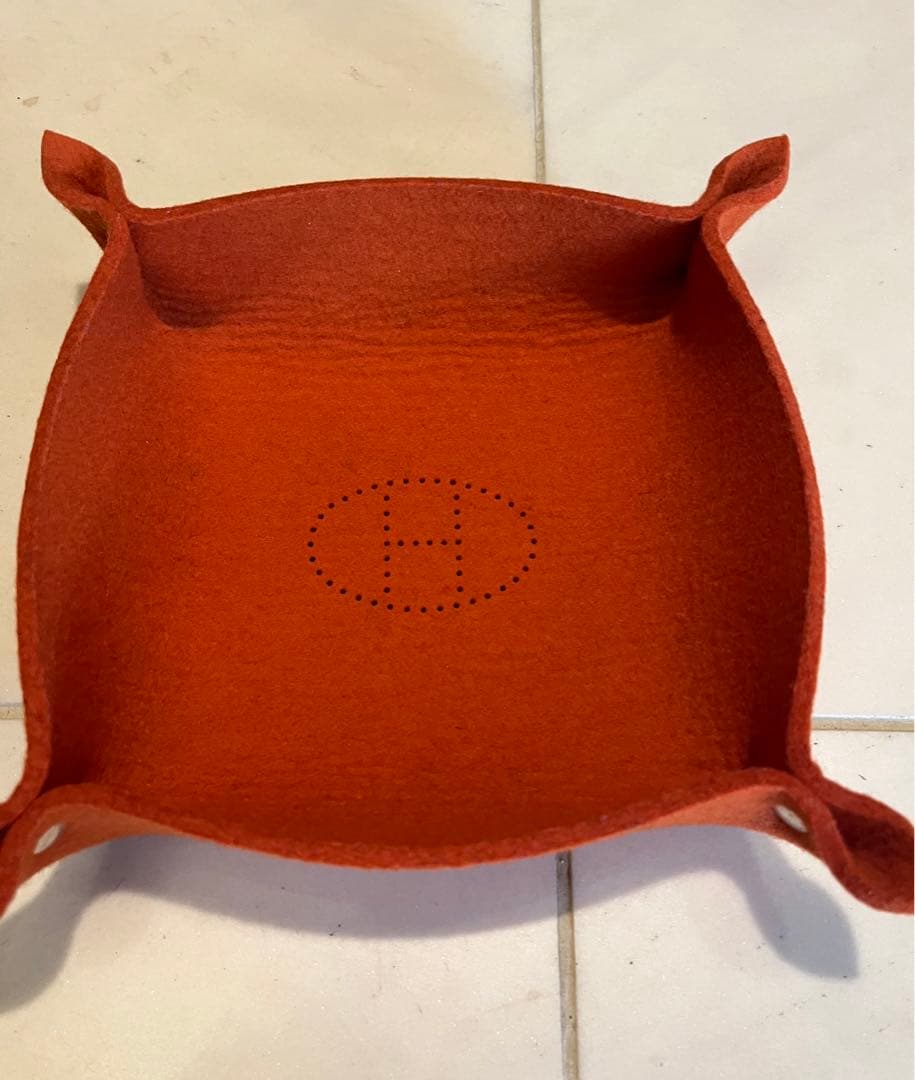 エルメス　小物入れ　オレンジ