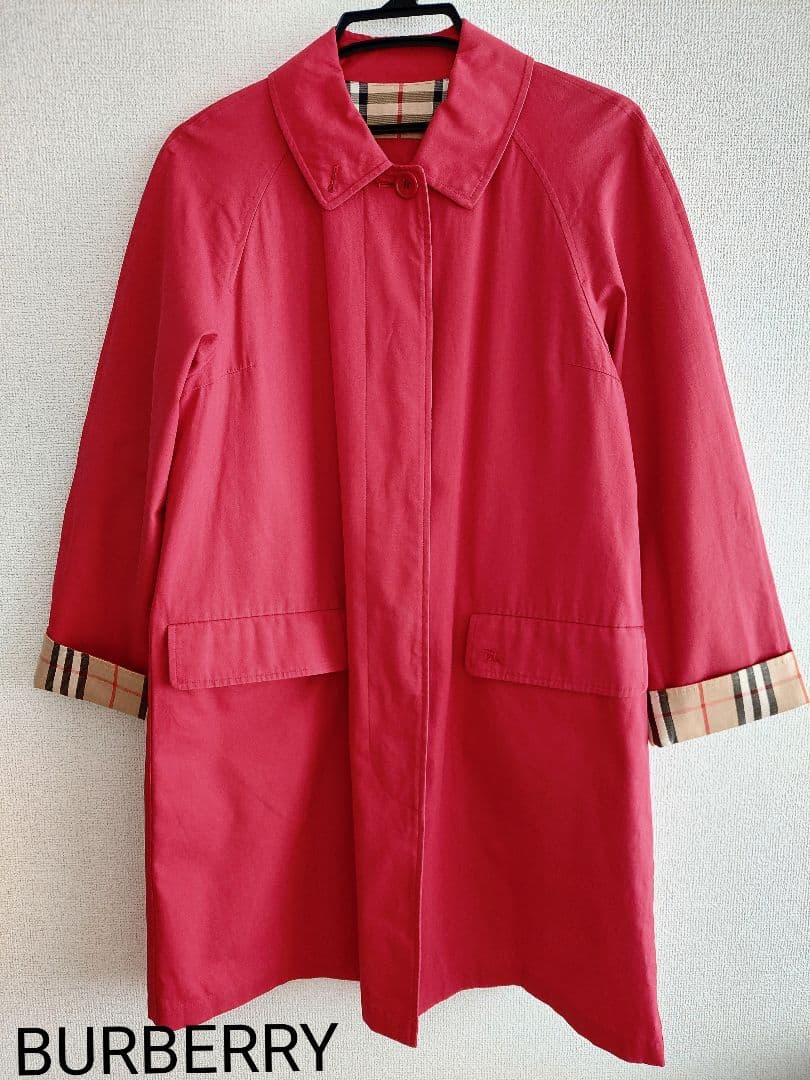y*n様 【美品】BURBERRYステンカラーコート
