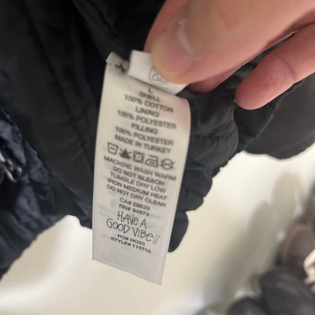 Stussy Quality Workgear ブラックジャケット Lサイズ