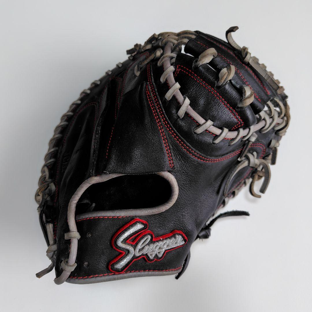 Slogger 軟式グローブ ブラック/レッド
