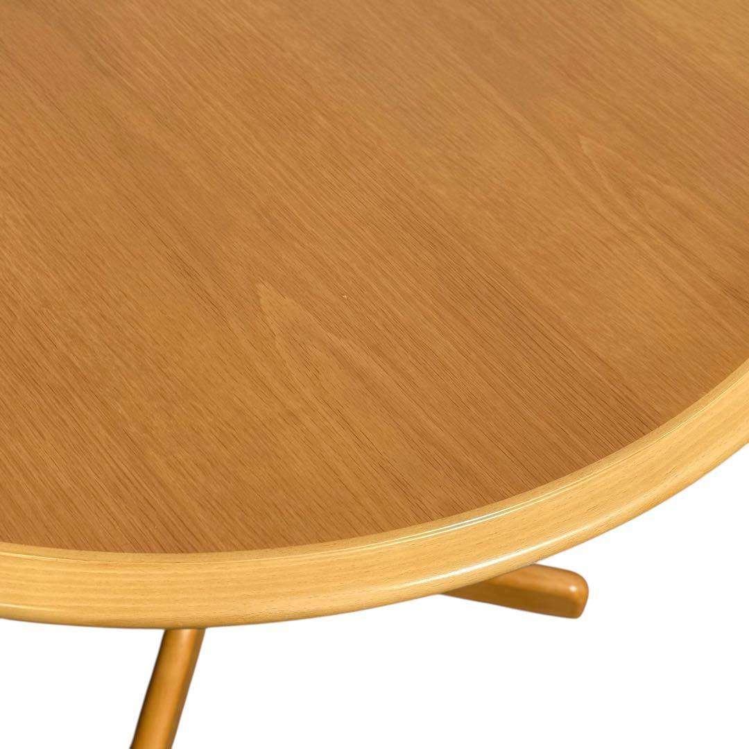 HR698 秋田木工 ダイニングテーブル 丸型テーブル ナラ材 IDC大塚家具