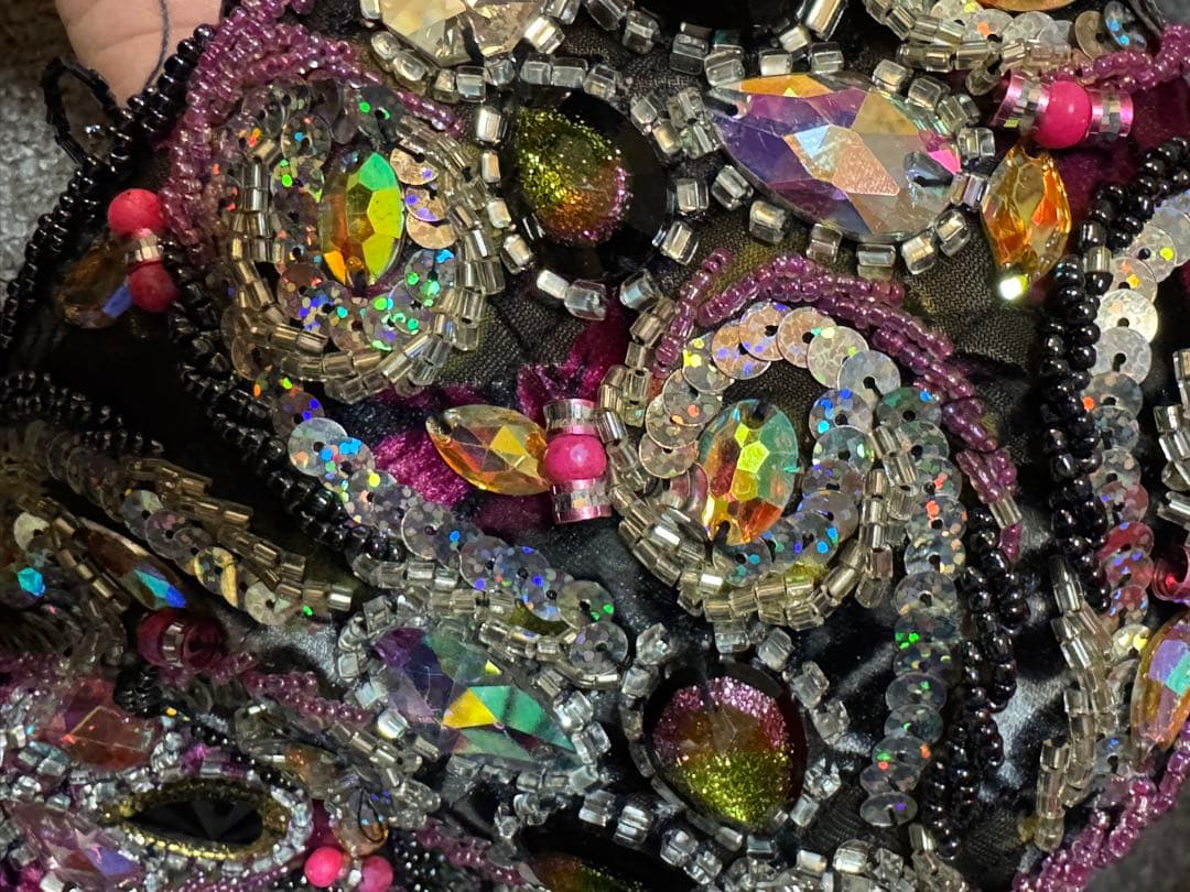 【fig】ベリーダンス衣装 　ブラ・ベルト（ターバン付）