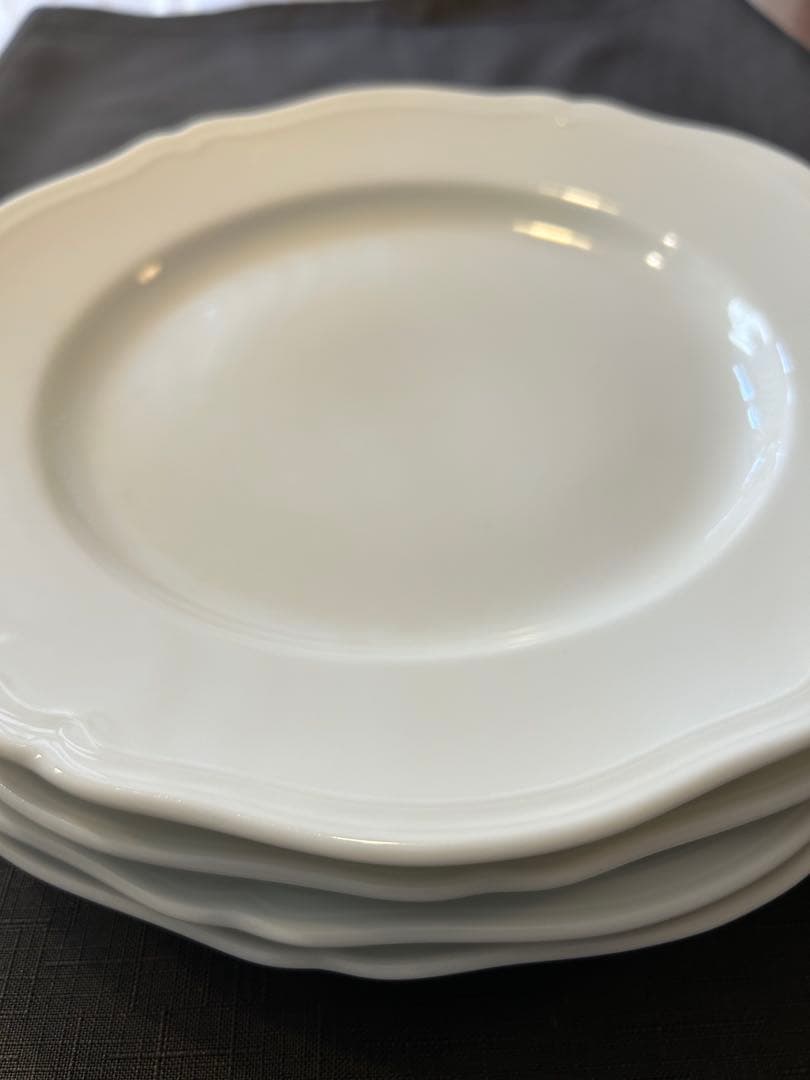 ジノリ アンティコホワイト　26センチ　４枚