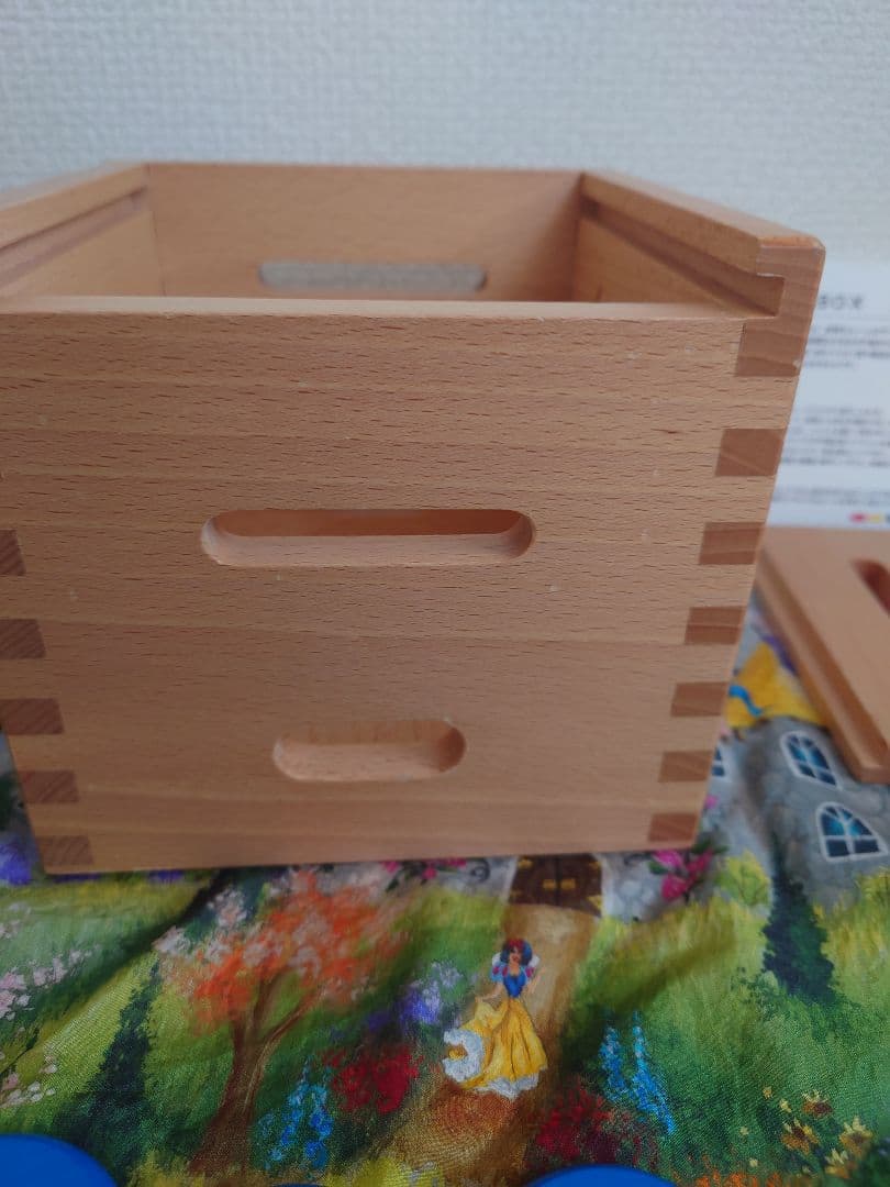 アドヴァン スリットボックス 木製 知育玩具 積み木 ゲーム ひも通し