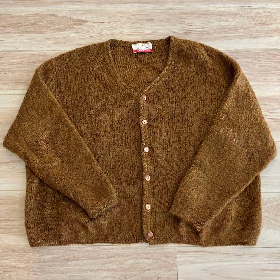 jantzen vintage モヘア カーディガン USA製 サイズL