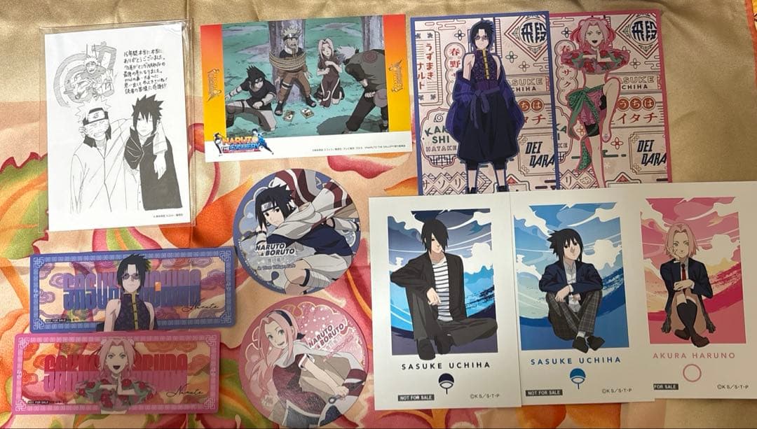 NARUTO ナルト　サスケ　サクラ　紙類　まとめ売り