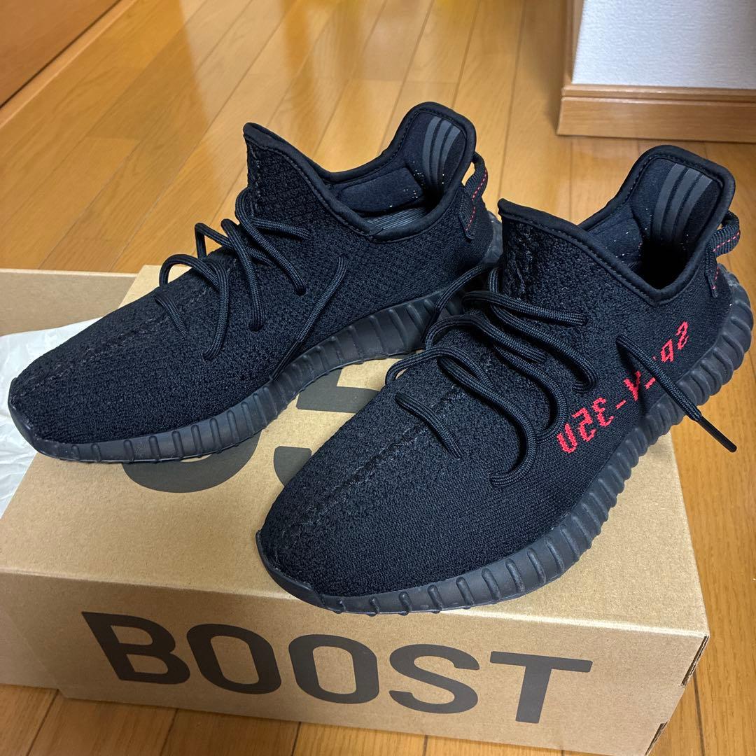 YEEZY BOOST 350 V2 ブラック/レッド 28.5cm