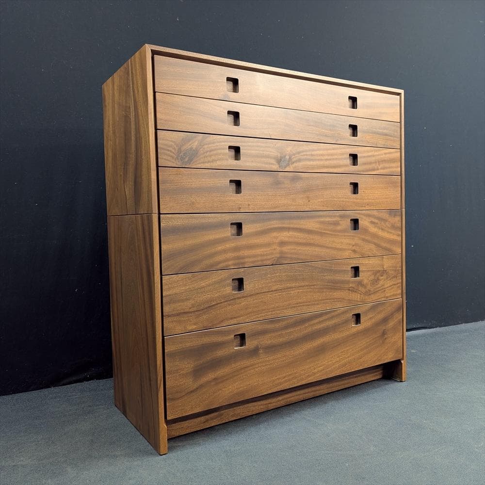 美品　橋詰家具　楠無垢材　国産　ミドルチェスト　タンス　チェスト　箪笥　着物