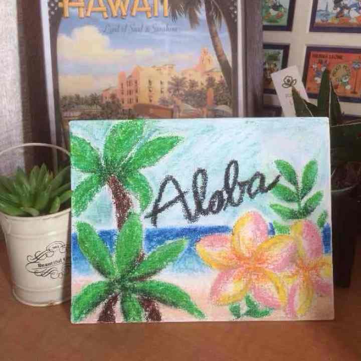 売れました。ハワイアンイラスト